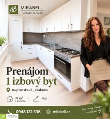1 izbový byt po kompletnej rekonštrukcii, Rajčianska ul., 35 m2